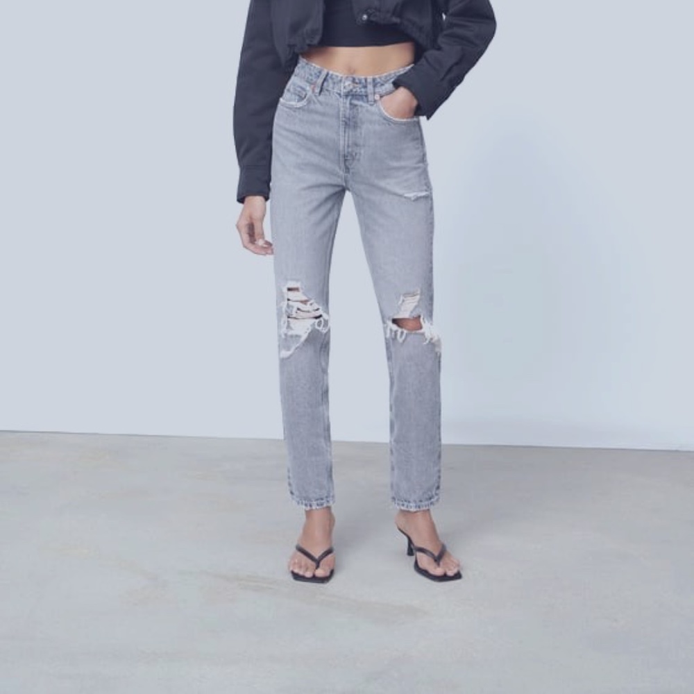 Zara mom jeans